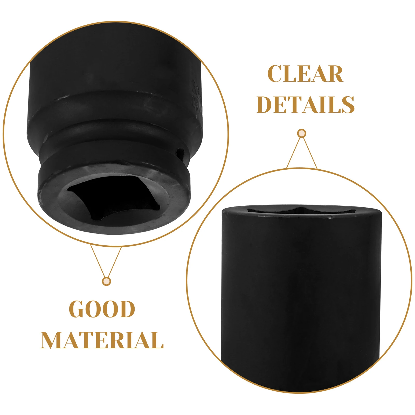 

1pcs Pneumatic Extension Socket 3/4 Heavy Duty Impact Bit Electric Screwdriver Tire Maintenance Tool Chrome-molybdenum