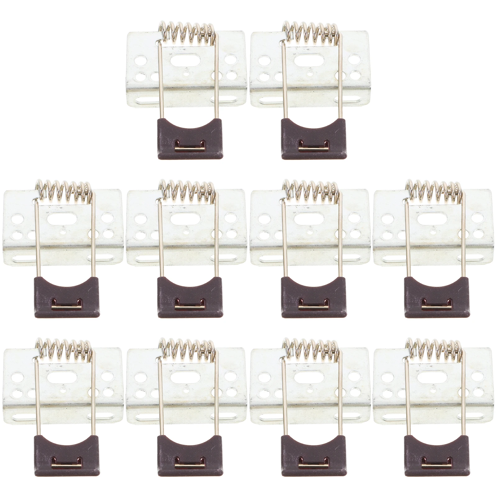 

10 Pcs Spring Clips Sturdy Metal Plastic Easy Installation Recessed Lighting Accessories Ceiling Hold Down Clips Led Panel Lamp