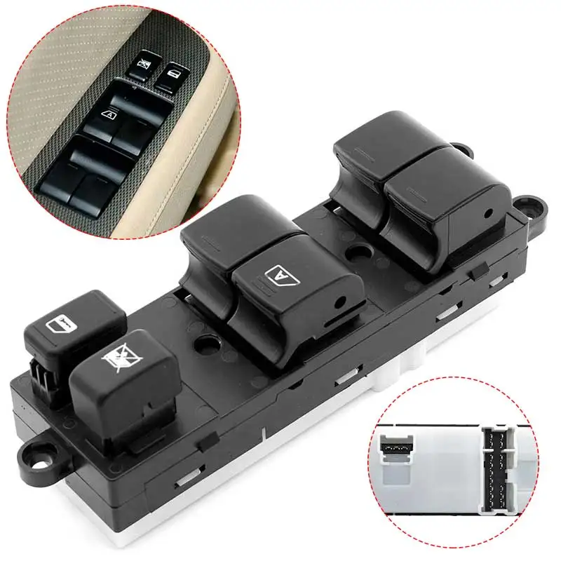 25401-EL30A 16+3 Pins Electric Window Power Lifter Control Switch 25401EL30A For Nissan Versa S SL 1.8L Tiida C11X SC11X SC11