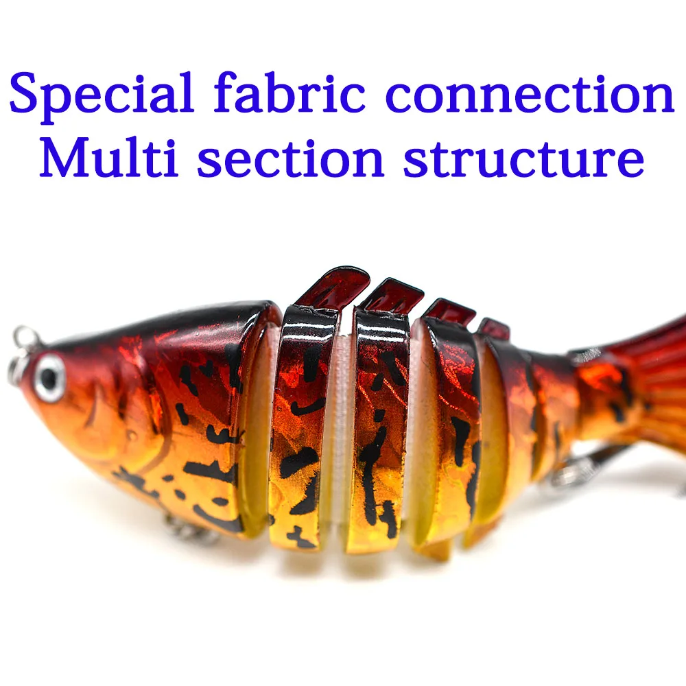 MNFT 1 PC Multi Jointed เหยื่อตกปลา Sinking Swimbait Wobblers Hard เหยื่อ Crankbait