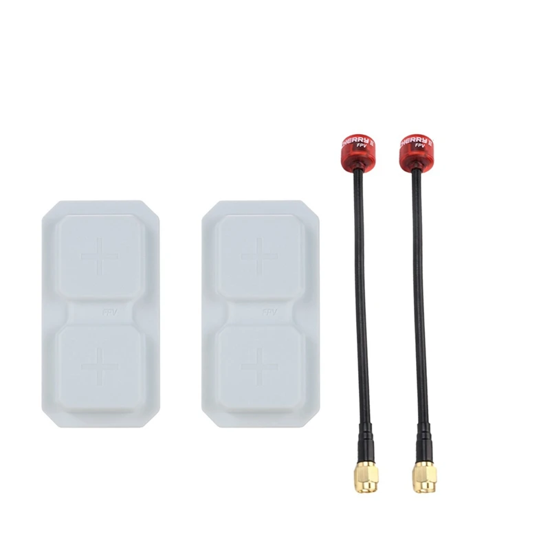 

2 шт. RANGE PLUS 2X 5,8G направленная антенна двойного назначения + антенна Cherry2-го поколения LHCP SMA 11Dbi для деталей RC FPV дрона