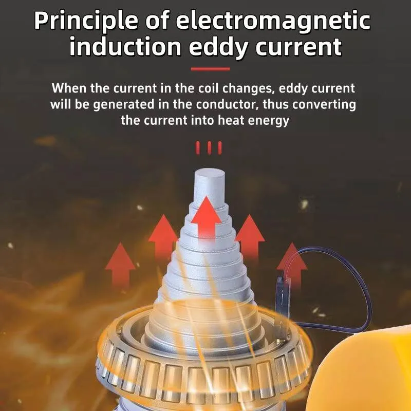 عالية الجودة المحمولة التعريفي تحمل سخان مريحة الكهرومغناطيسي التعريفي تحمل سخان مع كفاءة عالية