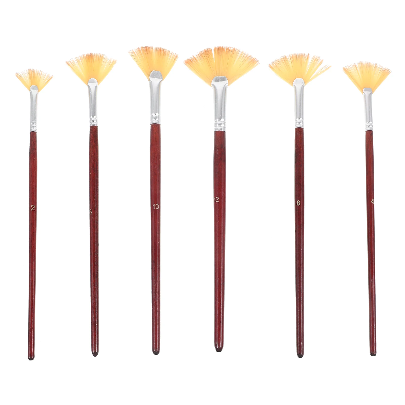 6 Pcs Nail Set Paint Brushes Liner for Painting Nylon Small Ergonomic