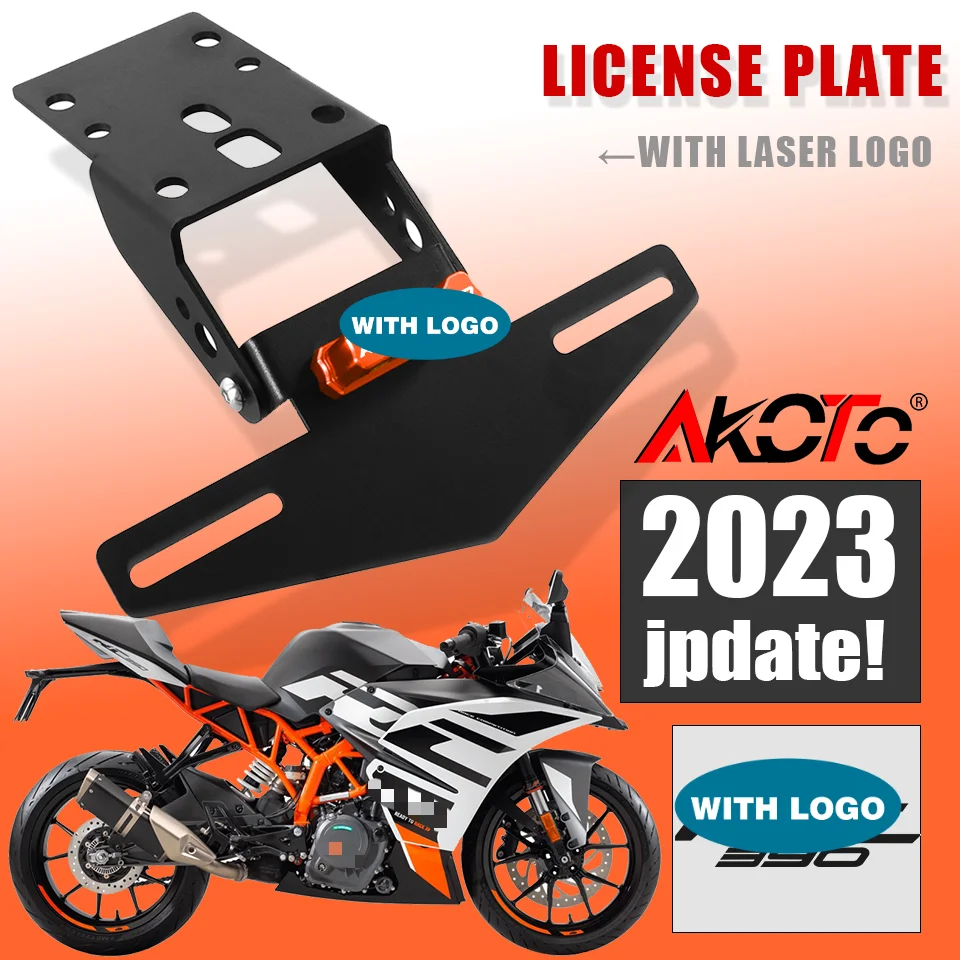 For KTM RC 125 200 390 RC125 RC200 RC390 2014-2021 Motorcycle Tail Tidy License Plate Holder Fender Eliminator Accessories