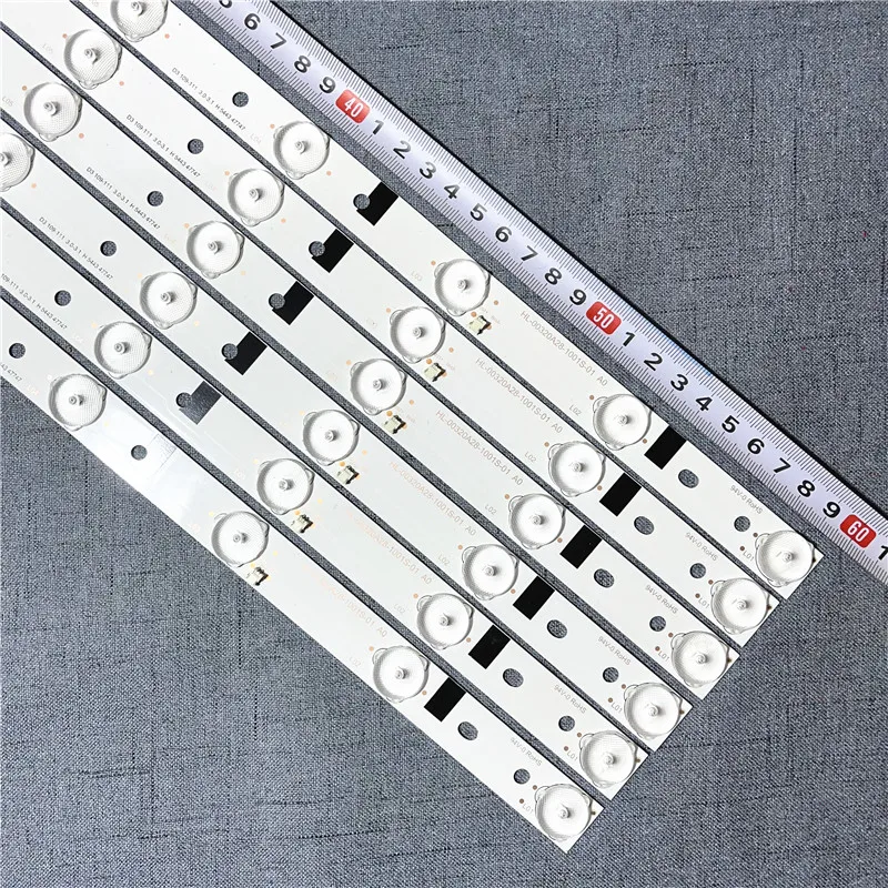 For 180.DT0-32D700-0H  HL-00320A28-1001S-01   ZDCX32D10-ZC21F-01 ZDCX32D10-ZC21F-02 3V  10LED 59CM  100%NEW  LED backlight strip