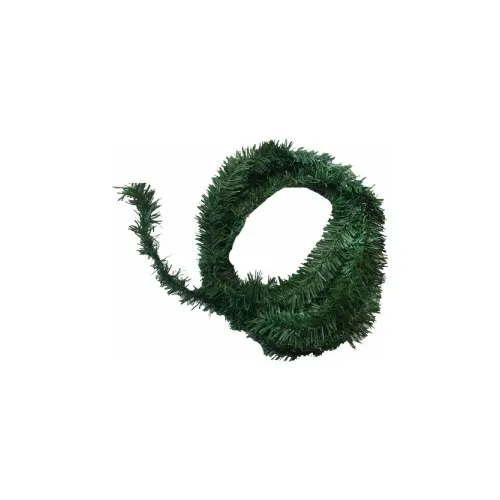 Happyland Christmas 10 Meters Pine Garland Green Coiled Wire