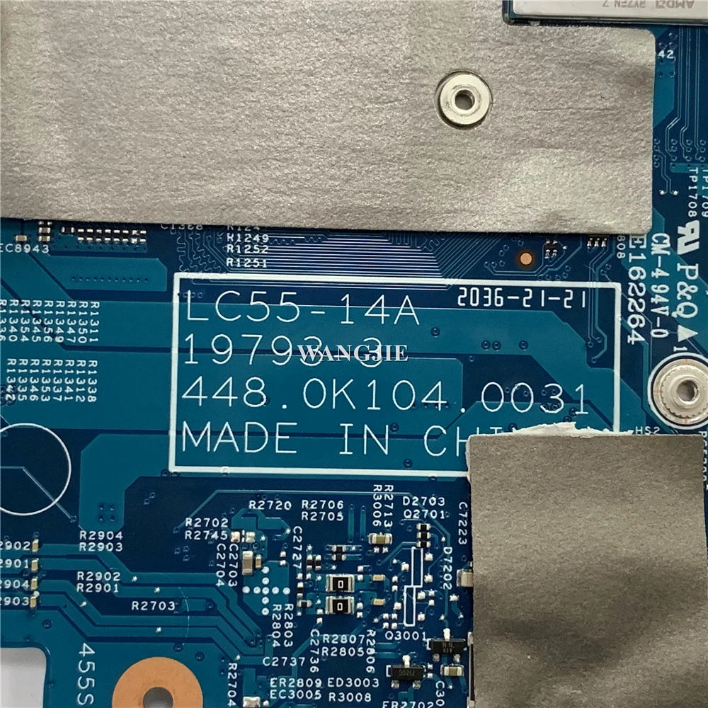 Imagem -04 - Placa-mãe do Portátil para Lenovo Ideapad Flex 514are05 Win R74700u _ Uma _ 16g 5b20s44392 197933 448.0k104.0031 100 de Trabalho