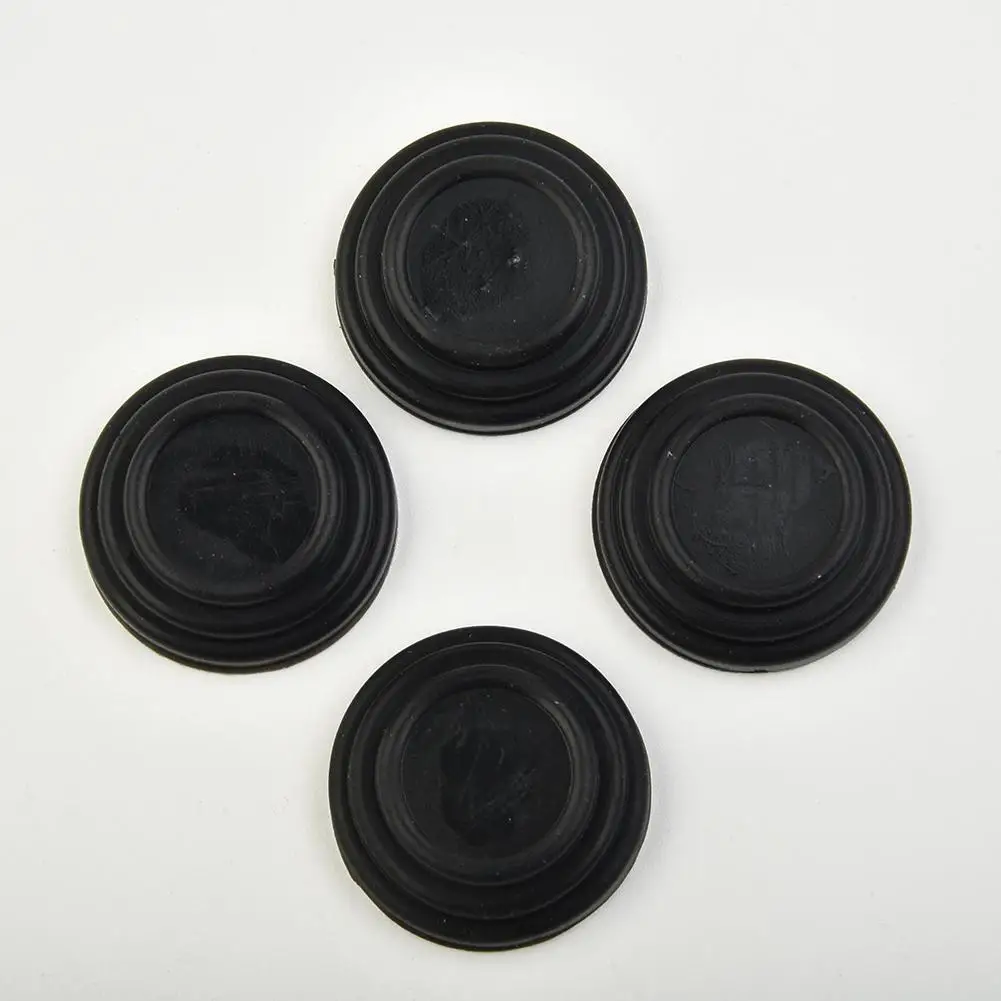 10 Pcs Anti-collision Gasket Car Door Anti-Collision Pad Sound Insulation Black Silicone Material Mouldings Trim Car Parts