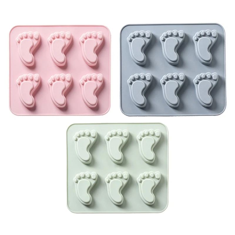 Cake Moulds Foot Shaped Chocolate Cookie Moulds Dessert Jelly Decorating Gadgets