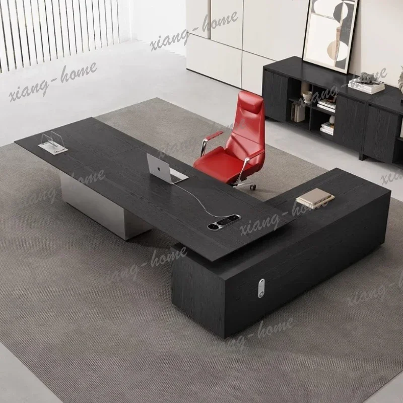 YJ 200 240 280 300 320cm designer furniture Computer desk bureaux de travail l shaped desk Modern Luxury mesa de computador