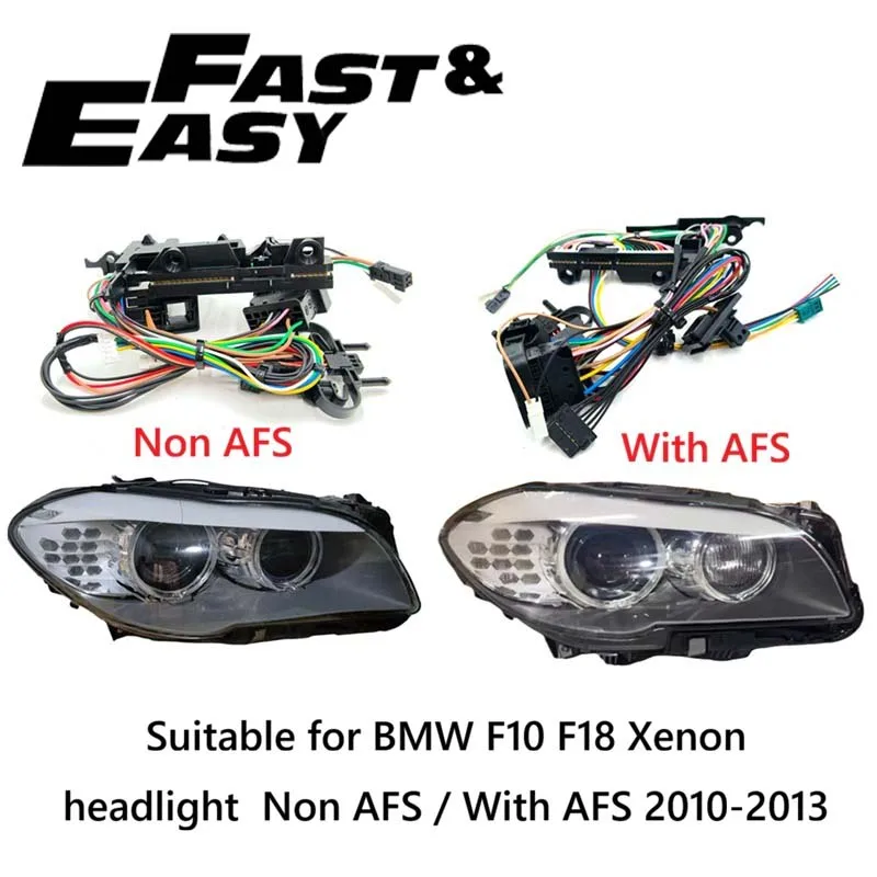 Applicable to BMW 5 series F18 F10 2010-2013 xenon headlight wiring harness headlight internal wire harness with AFS and Non AFS