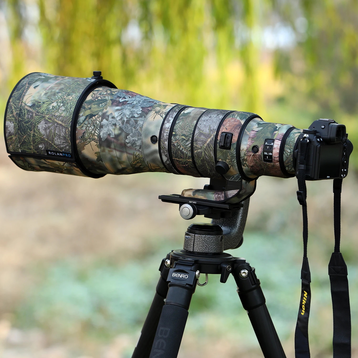 Водонепроницаемый объектив ROLANPRO для Nikon Z 600 мм F4 TC VR S, защитный чехол для объектива, чехол для пистолетов Nikon z 600 f4, камуфляжный