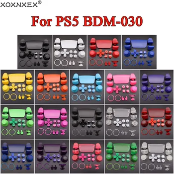 1Set Ersatz Tasten Set D-Pad L1 R1 L2 R2 Trigger Taste Schlüssel Akzent Ring Für PS5 V3 3,0 BDM-030 Controller