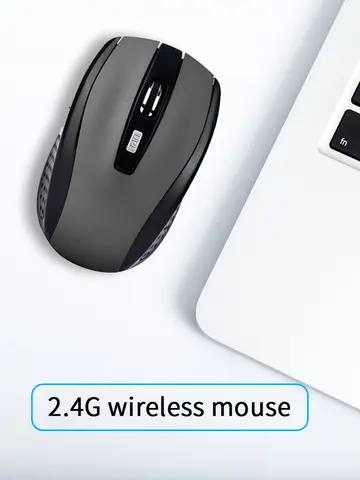 2.4G Wireless Mouse 2.4Ghz Gaming Mouse 6D Optical Wireless Mouse Slim Mini Noiseless Mice  DPI1600 for Macbook PC Laptop