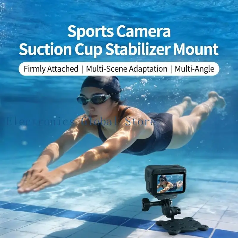 462B Multiple Angles Camera Suction Cup Mount for Sports Cameras Holder For Car Window Shot for Outdoor Adventure