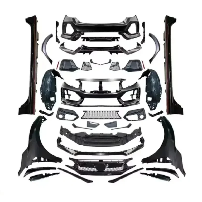 

For Hatchback 2016-2022 High Quality 2020 Type-R Style 1-1 Wide Body Kit