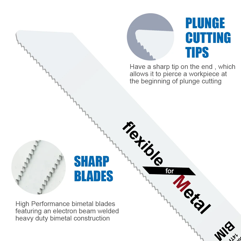 XUCHUAN Jig Saw Blade S922BF HCS Jigsaw Blades For Wood And Metal Cutting Saber Saw Power Tool 6