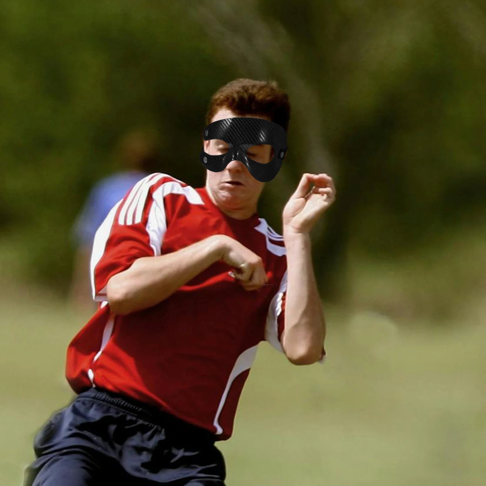 Protective Nose Guard Mask Breathable Lightweight Upper Face Sports Mask for Basketball Soccer Impact Shield Face Protector