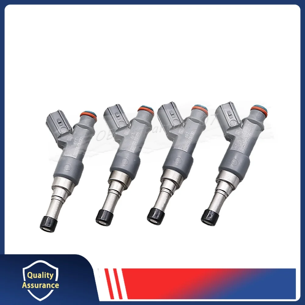 23250-75100 Fits For Toyota Tacoma Hiace 4Runner 2010 Set Of 4 Fuel Injectors