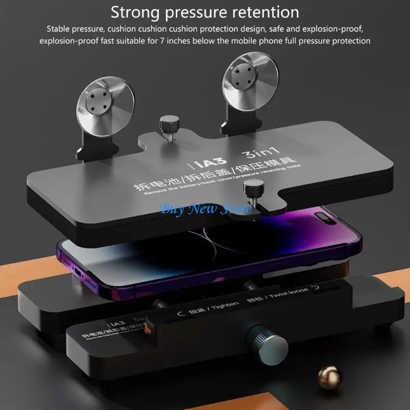 

20CE Multifunction Phone Repair Holder for Efficient Screen and Back Panel Repairs DIY Enthusiasts & Professional Technicians