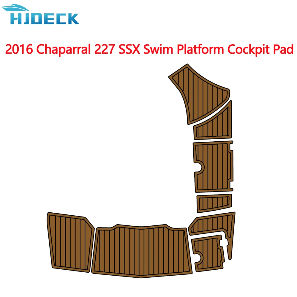 

2016 Chaparral 227 SSX Traction Mat Foot Pad Self Adhesive Sport Cockpit Swimming platform Cockpit Pad Customizable