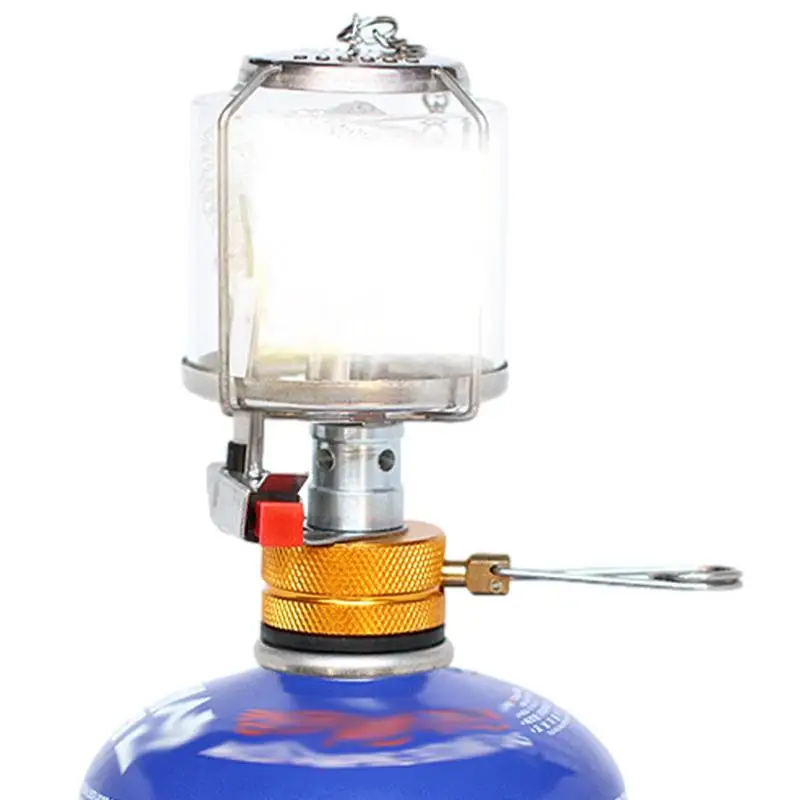 Camping Gas Lantaarn Draagbare Tent Gas Lamp 80lux Mini Verlichting Brander Verwarming Lampen Vissen Licht Voor Kamperen Benodigdheden