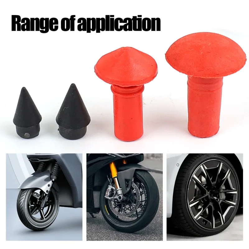 180pcs Car Rubber Tire Patch Mushroom Head Tire Repair Universal Motorcycle Electric Vehicle Durable Long Lasting Car Accessorie