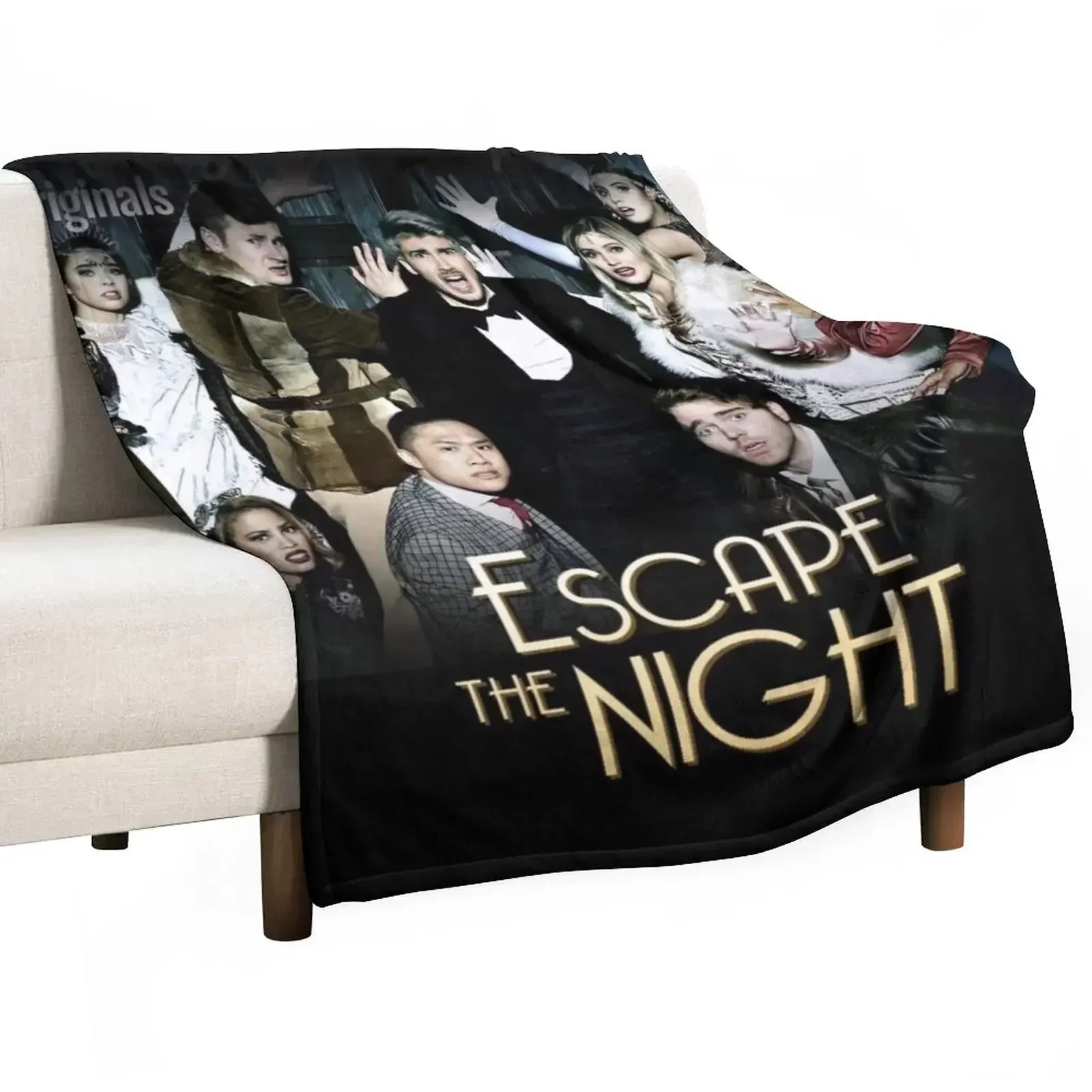 

New Escape The Night Season 1 Throw Blanket Kid'S Bed covers Vintage Blankets