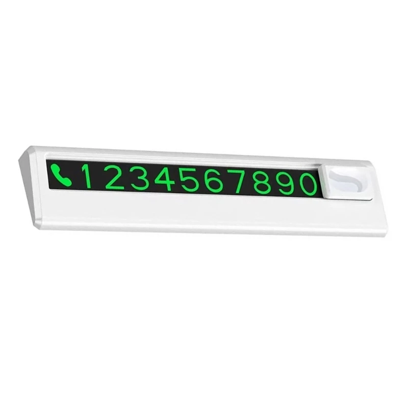 

Elegant Vehicle Parking Lots Number Plate Display Holder for Quick Car Identification, Parking Spaces, Frequent Parkers