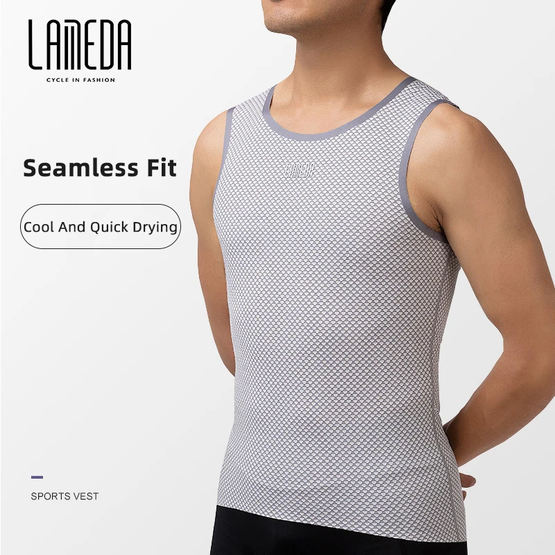 Lameda Cycling Vest For Men Breathable Underwear Cooling Vest Sweat-wicking Soft Shirt Bike Clothing Vests For Men