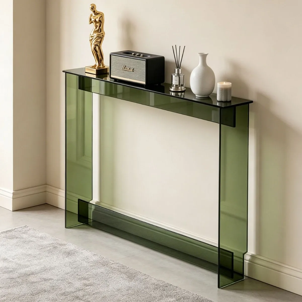 Acrylic electric sofa storage behind the sofa at the door, against the wall to enter home, bedside gap, Italian