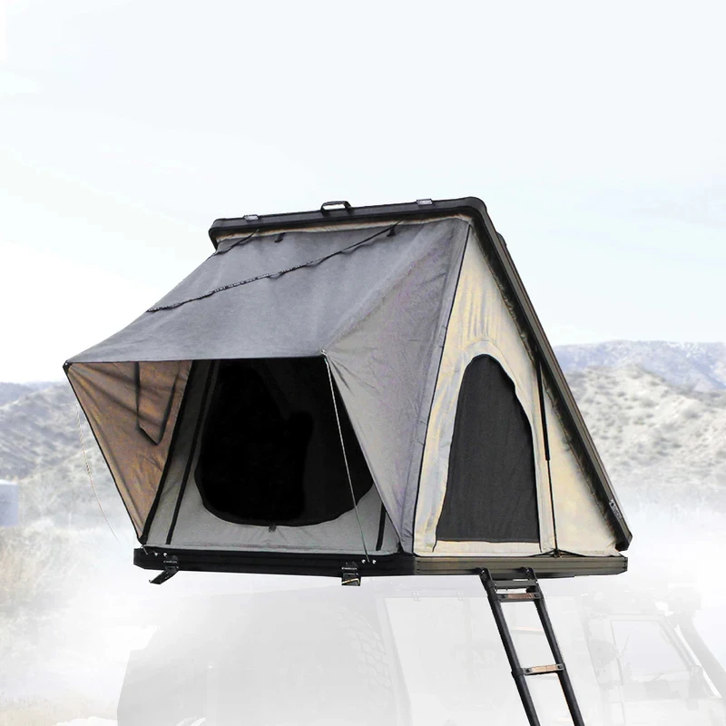 

High Quality Aluminum Hard Rooftop Tent 2-3 Person Outdoor Camping Car Roof Tent