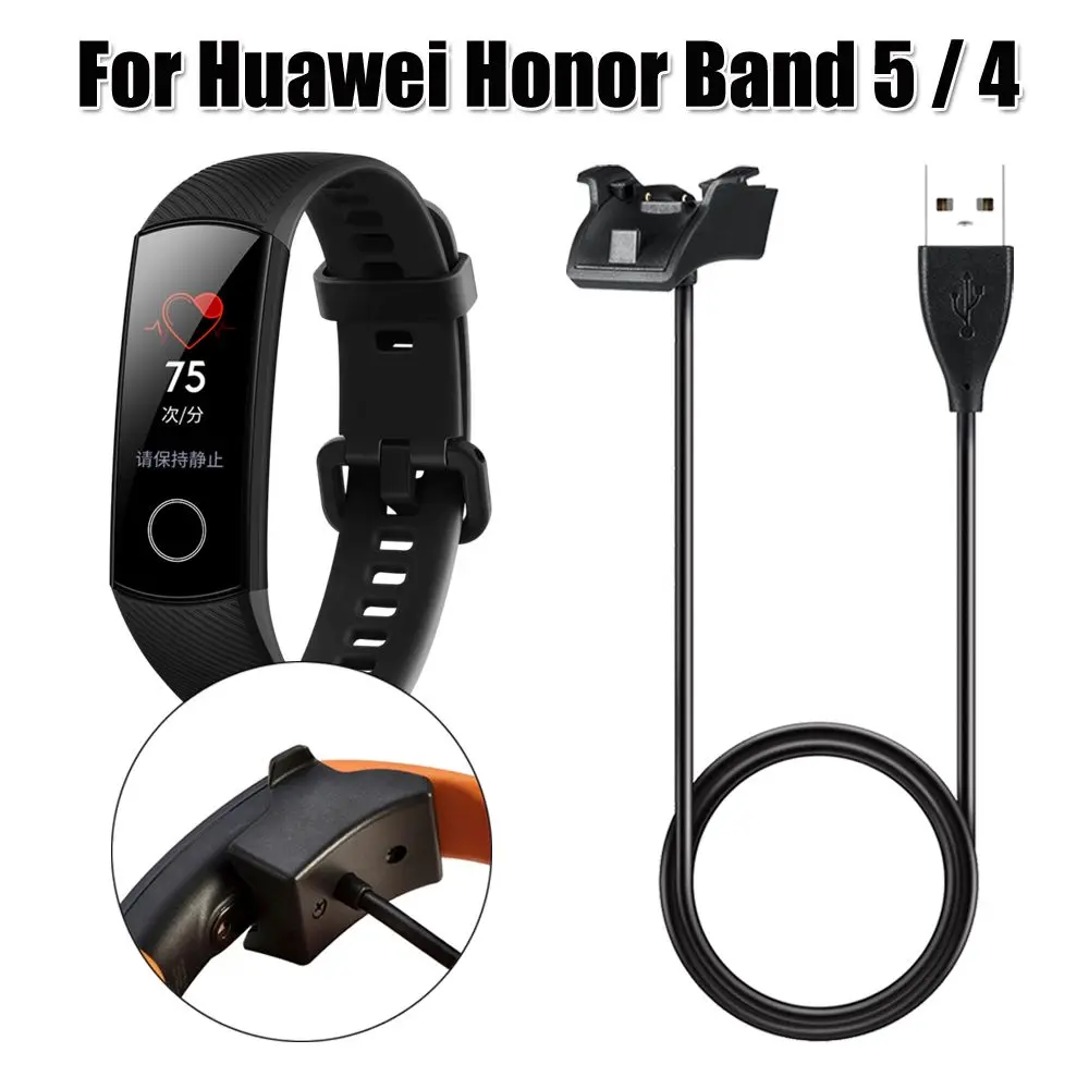 Cavo di ricarica USB con base magnetica per braccialetto da 1 m per dock di ricarica Honor Band 5 4