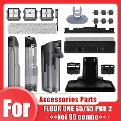 Accesorios originales para Tineco FLOOR ONE S5/S5 Pro 2, rodillo de cepillo para tanque de agua seca y húmeda, soporte de filtro HEPA, piezas de limpiador al vacío