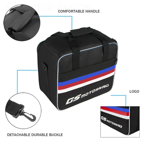 Imagen 2 del producto Alforja expandible para maletero de motocicleta, bolsa interior para R1250GS, R1200GS, Adventure, F850GS, F750GS, ADV