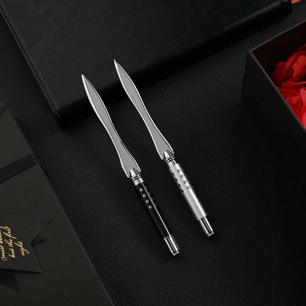 1pc envelope opening metal letter opener, metal cutting letter opener, creative office gifts gift cutting letter knife
