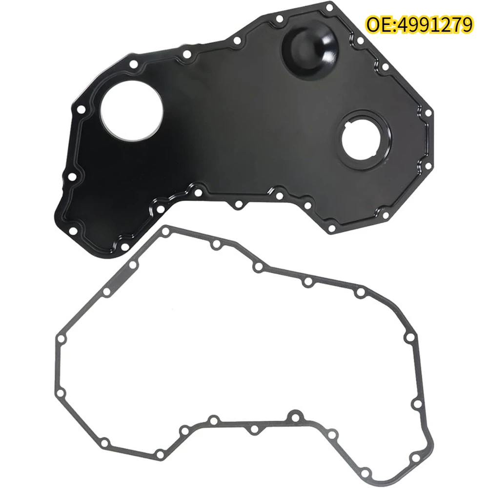 

For 4991279 abwork Timing Gear Housing Front Case Cover Replacement for 5.9L 6B 4B 12V