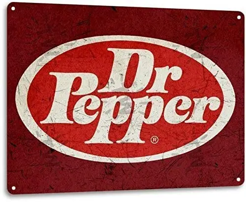 HAIMAX Dr Soda Pop Store Advertising 8x12 Vintage Pepper Metal Tin Sign Look Retro Wall Decor Bar