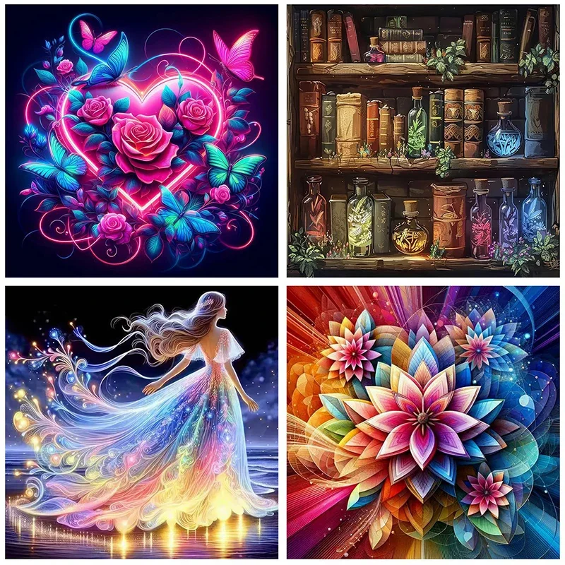 

Новая мозаика 5D Diy Алмазные картины 30x30 см Новинка 2025 Настенные художественные картины Алмазные художественные наборы для рисования Аксессуары Краска Полный кристалл