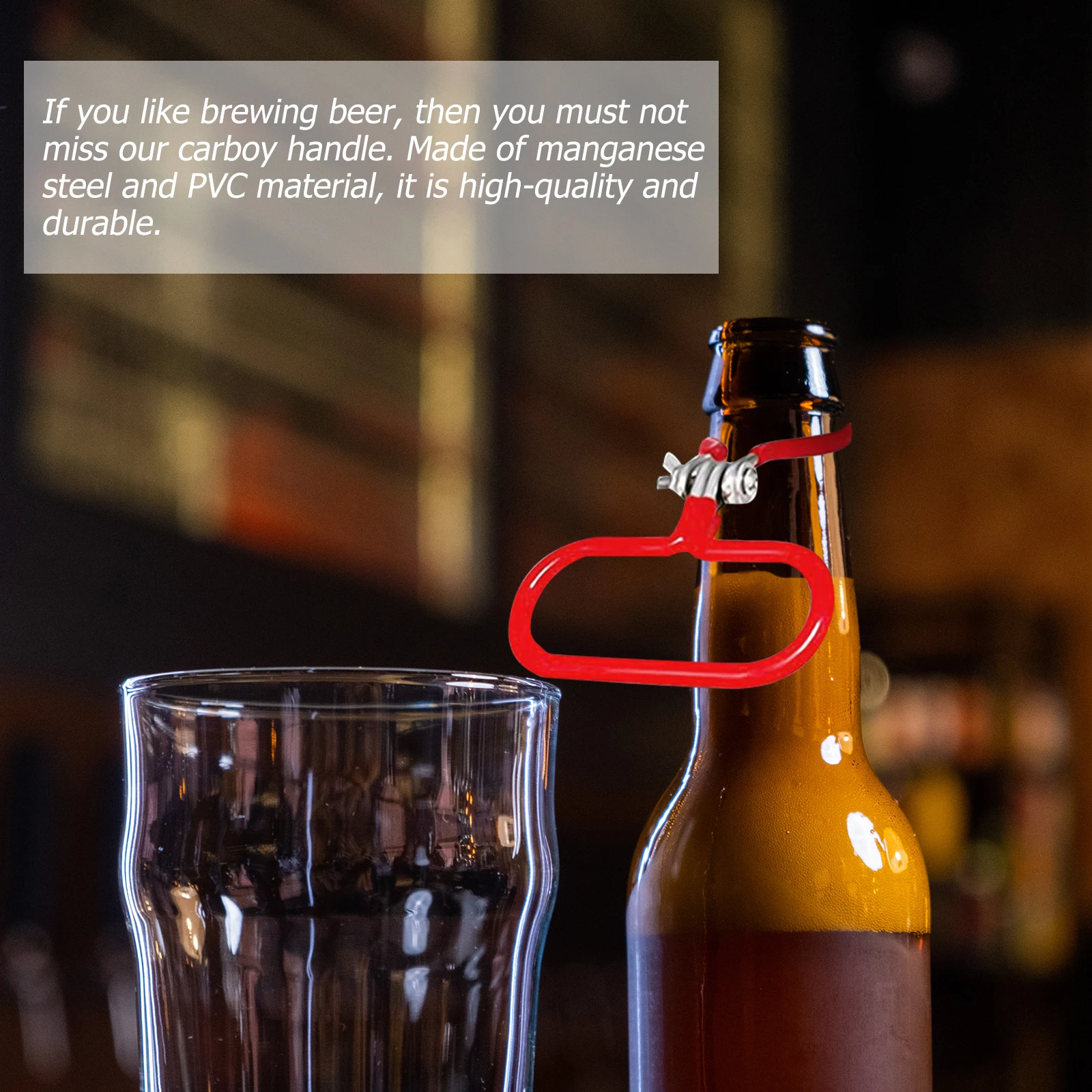 

1pc Beer Bottle Handle Widened Grip Portable Lifting Tool For Carboy Fermentor Use Kitchen Bar Accessories Carboy Handle