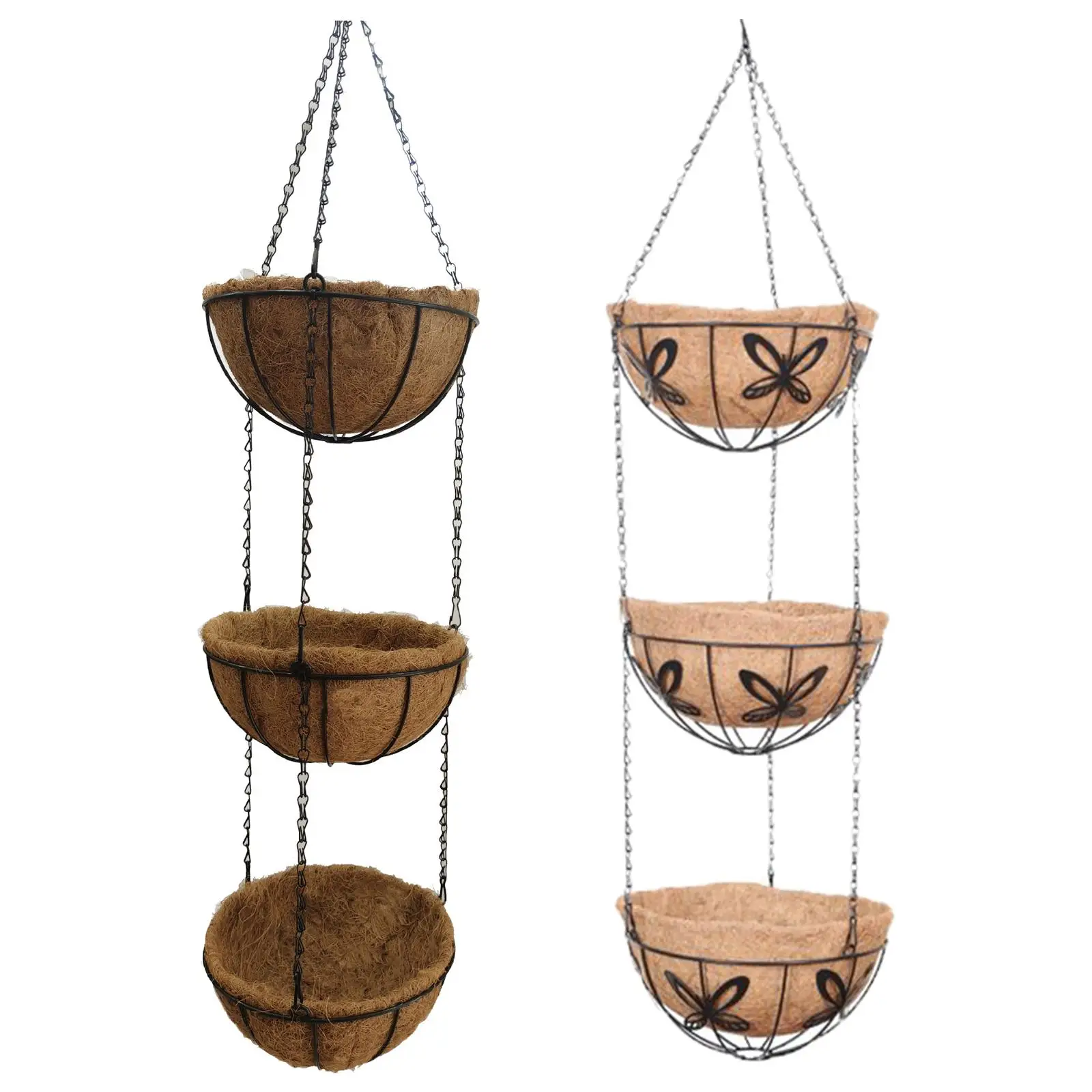 Hanging Coconut Planter Home Decor Coconut Hanging Basket Planter for Outdoor Indoor