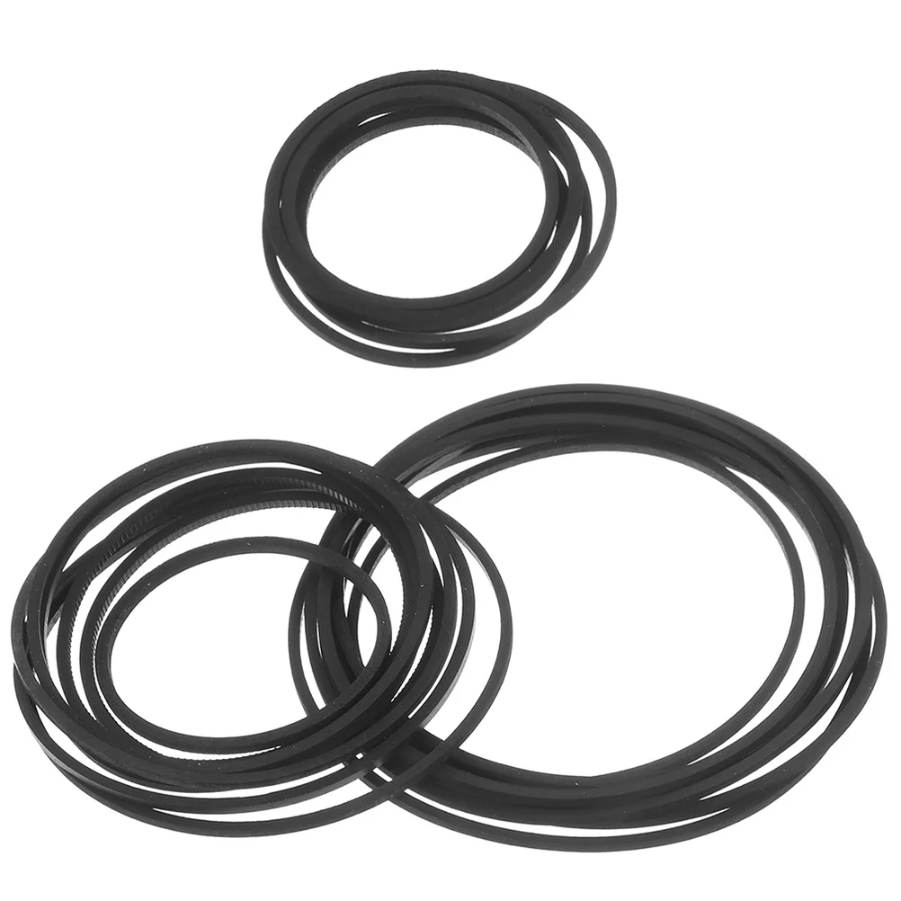 

60Pcs Recorder Belts Rubber Cassette Player Drive Belts Replacement for Tape Recorder Cassette Deck Repair Maintenance