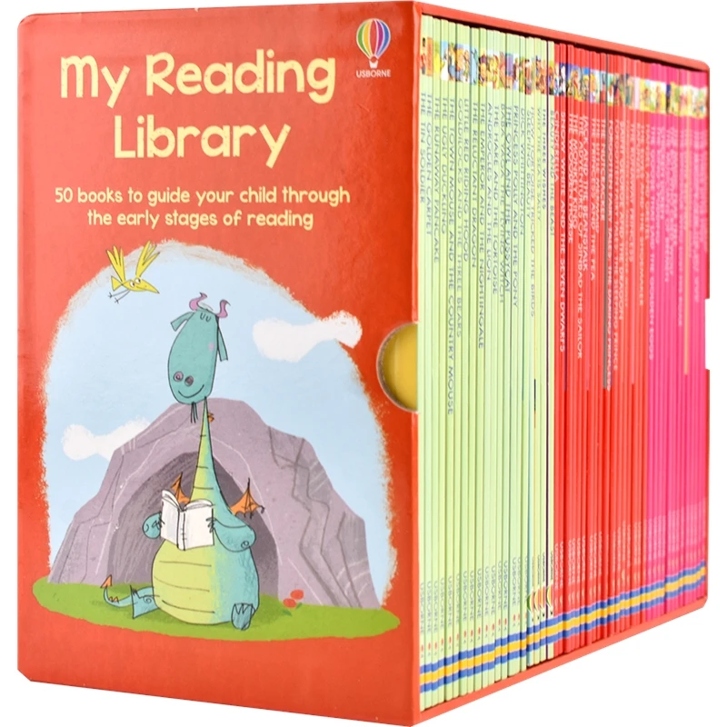 

50 Books/Lot My First Reading Library Usborne Books for Kids Learning Education English Learning Books Stories Books for Kids