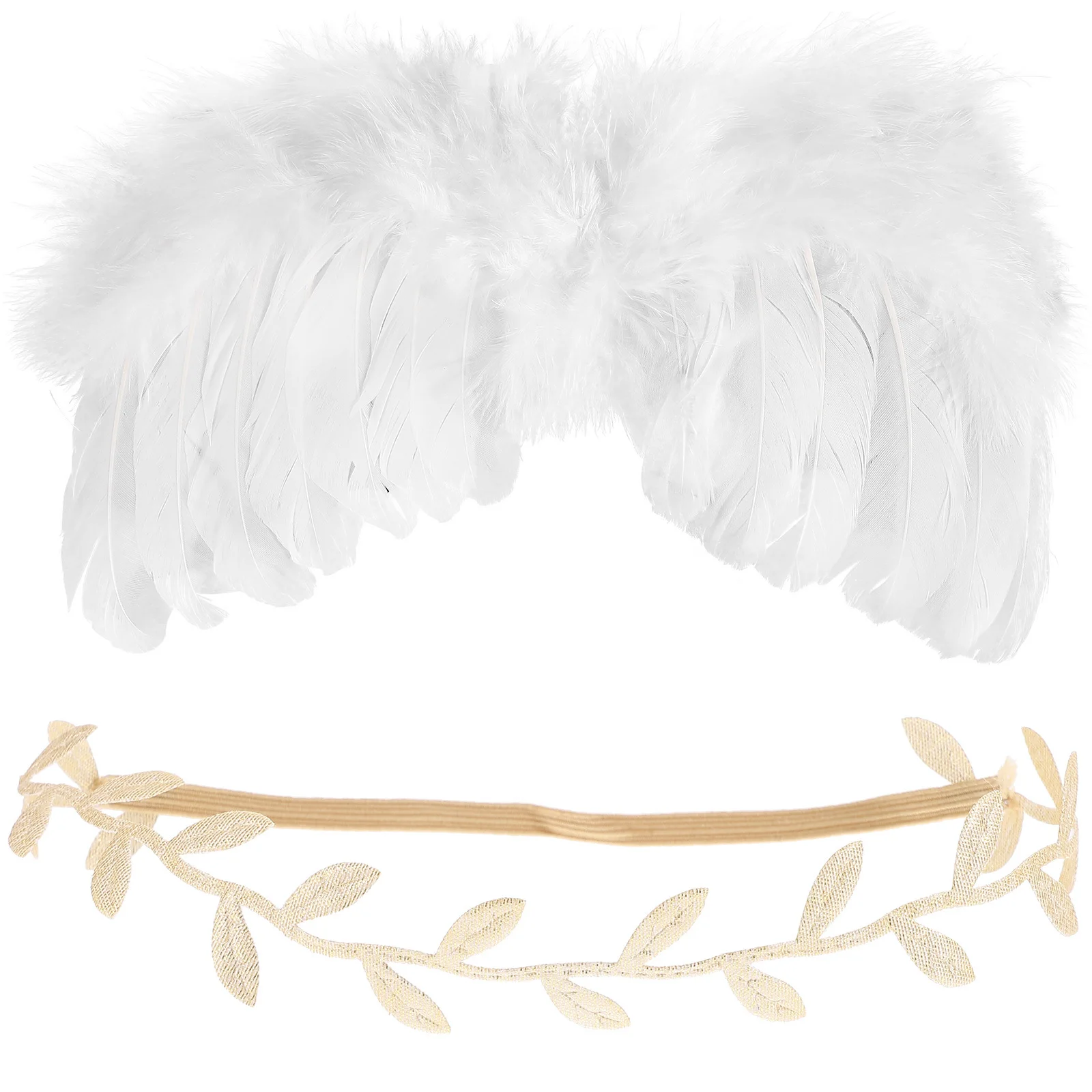

1Set Angel Wings Soft Lightweight Angel Wing Headband Photo Prop Costume Wing Photography Props