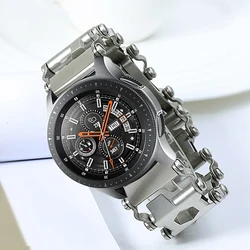 22mm Multifunctional Metal Strap for Samsung Watch 3 Gear S3/Amazfit GTR 4 Outdoor Sport Wristband Huawei Watch 4/3/GT4-3-2 Pro