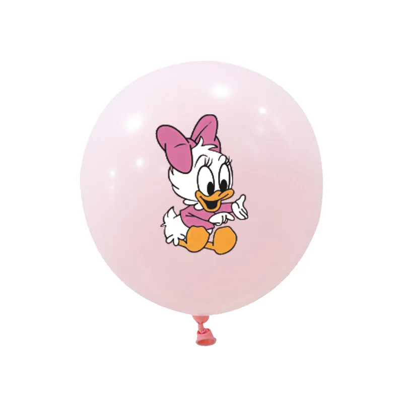 Disney Latex Balloon Set for Children, Mickey Mouse, Donald Duck, Birthday Party, Holiday Decoration Supplies, 12\