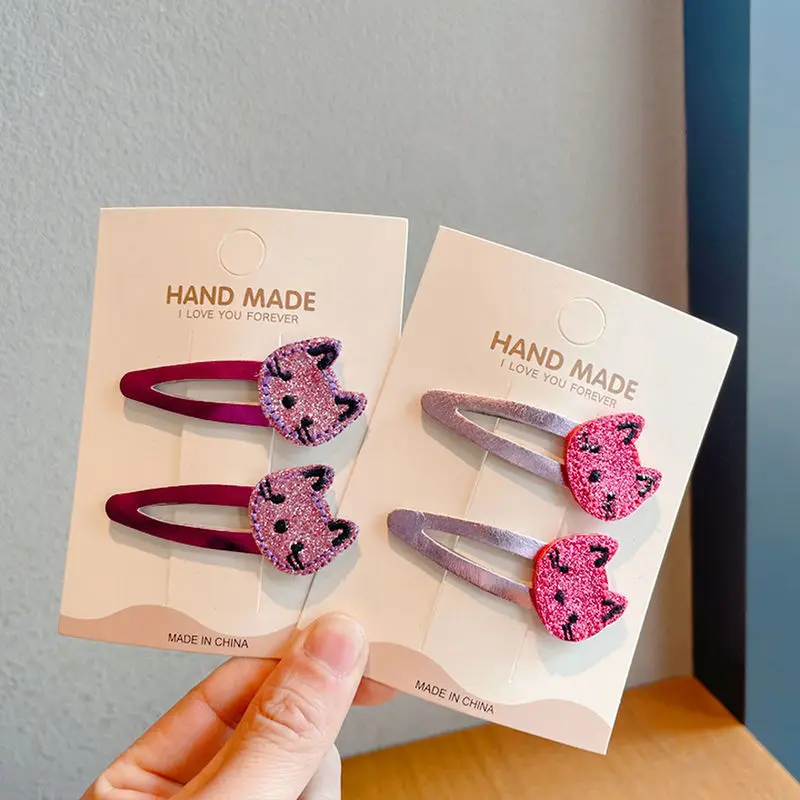 Hair Clips Metal Colorful Princess Korean Style BB Barrettes Non Slip Comfortable Grip for Girls Kids Daily Party School