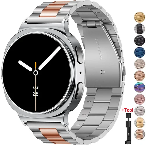 Correa De Metal Para Samsung Galaxy Watch 8/8 Classic 40Mm