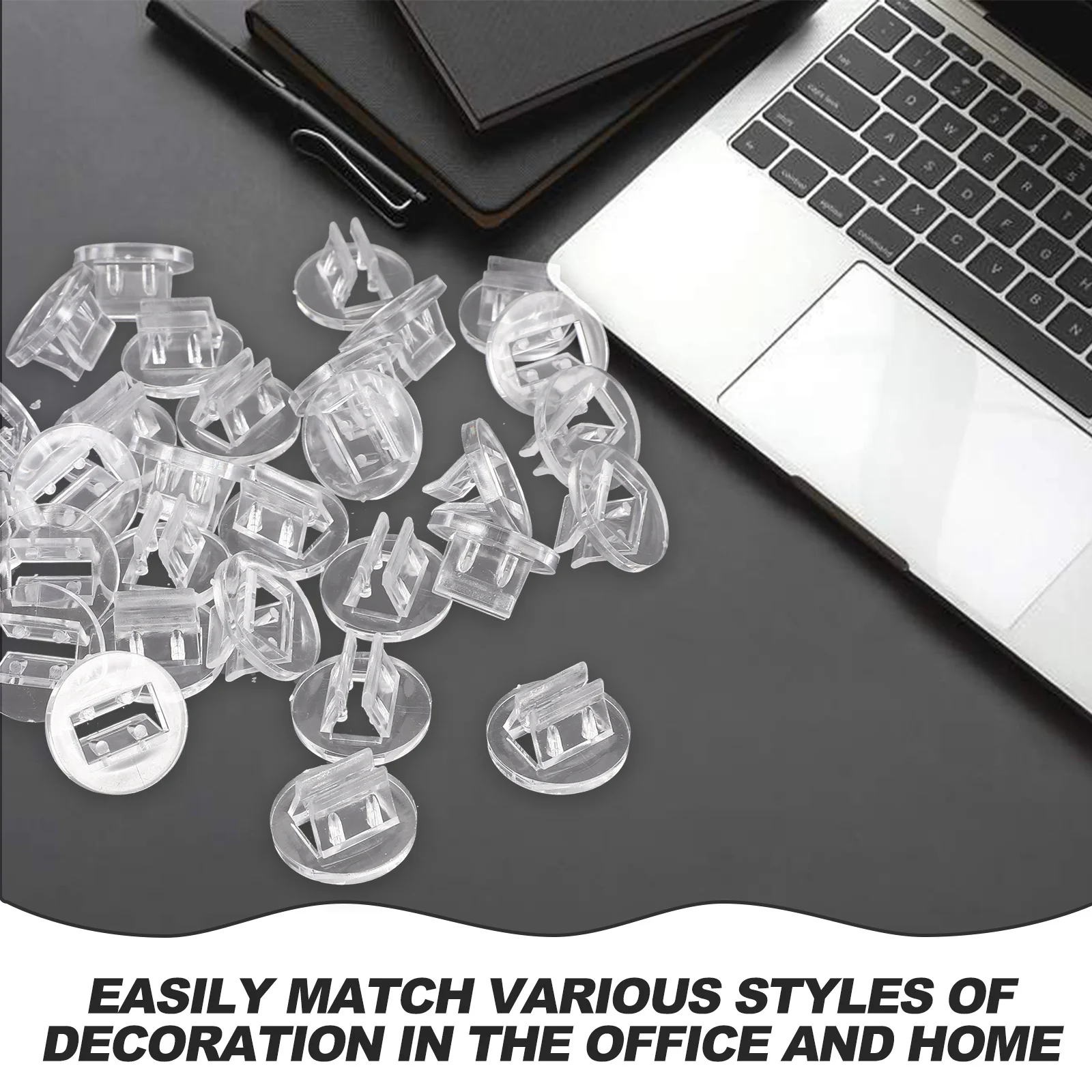 

100pcs Business Holder Plastic Vertical Stand Clear Organizer For Office Home Use Pieces Multiple Card Display Paper
