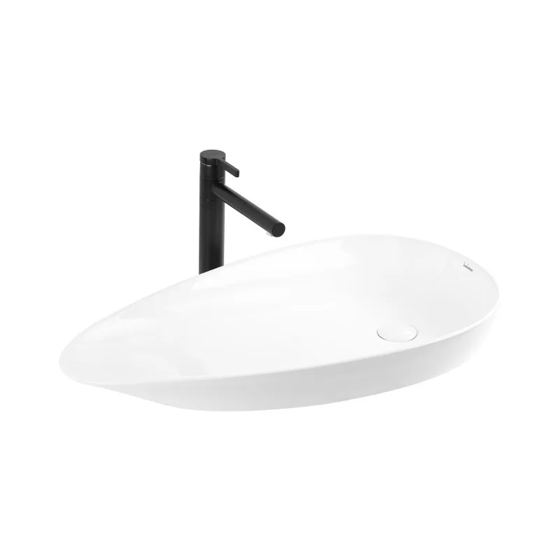 Bathroom ceramic table basin melon round, hotel creative large size washbasin